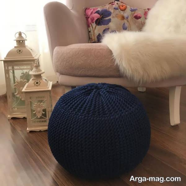 مدل پاف بافتنی 