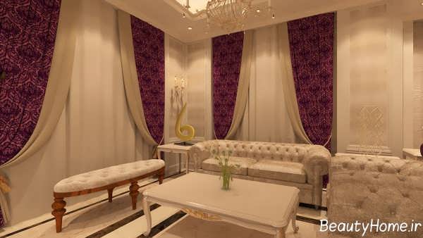 طراحی داخلی نیمه کلاسیک