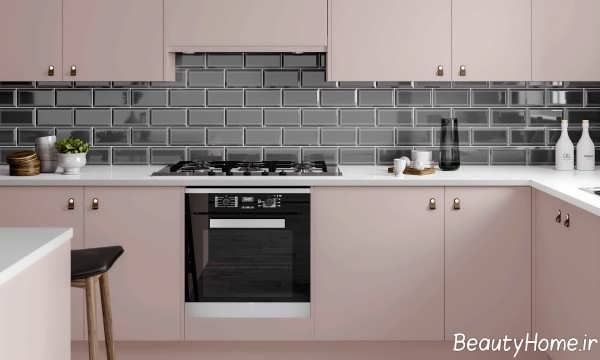 کابینت صورتی روشن 