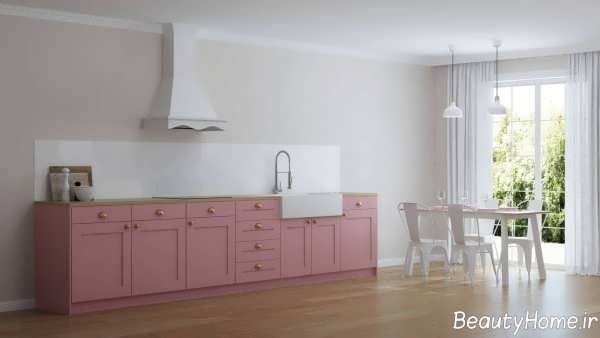 مدل کابینت صورتی 