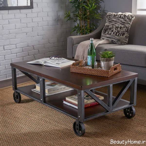 میز چرخدار پذیرایی جذاب و خاص 