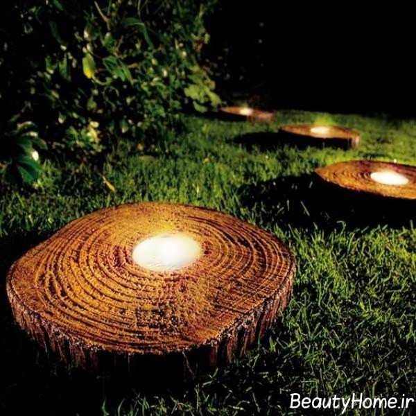 طراحی نورپردازی حیاط با ایده های آسان 