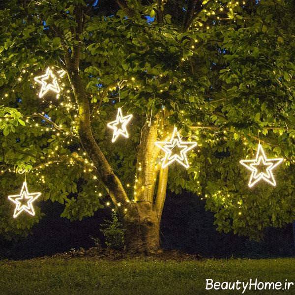 طراحی نورپردازی برای حیاط 