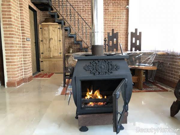 مدل بخاری هیزمی چدنی 