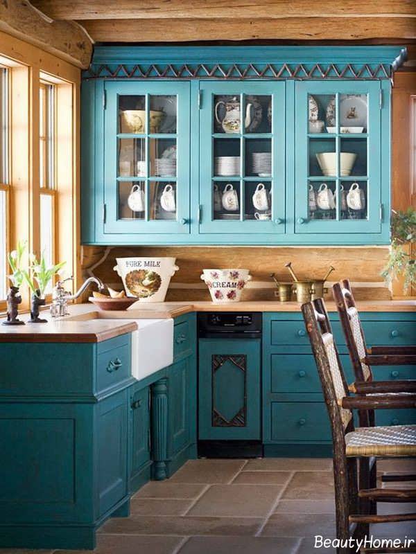 طرح های کابینت زیبا به سبک بوهمیان